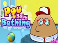 Гульня Купанне дзіцяці Pou  онлайн