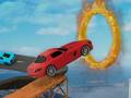 Гульня Аўтамабільныя каскадзёрскія гонкі Mega Ramps  онлайн