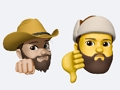 Гульня Галаваломка Memoji  онлайн