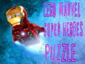 Гульня Пазл Lego Marvel Super Heroes  онлайн