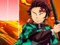 Гульня Анімэ Kimetsu no Demon Slayer Piano Piles  онлайн