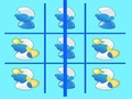 Гульня Smurfs tic tac toe  онлайн