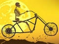 Гульня Хэлоўін Wheelie ровар  онлайн