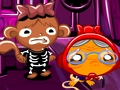 Гульня Monkey Go Happy Этап 575 Monkeys Go Halloween  онлайн