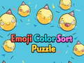 Гульня Пазл сартавання колерам Emoji  онлайн