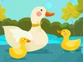Гульня Пазл Мама качка і качаняты  онлайн