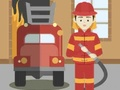 Гульня Пажарныя матч 3  онлайн