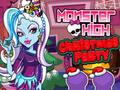 Гульня Калядная вечарына Monster High  онлайн