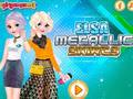 Гульня Металічныя спадніцы Elsa  онлайн