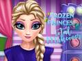 Гульня Поўны макіяж Frozen Princess  онлайн