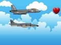Гульня Гонка рэактыўных самалётаў  онлайн