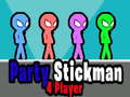 Гульня Party Stickman 4 гулец онлайн