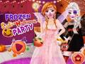 Гульня Вечарына Хэлоўіна Frozen Sisters  онлайн