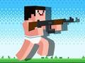 Гульня Noob Rush супраць Pro Monsters  онлайн