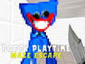 Гульня Уцёкі з лабірынту Poppy Playtime  онлайн