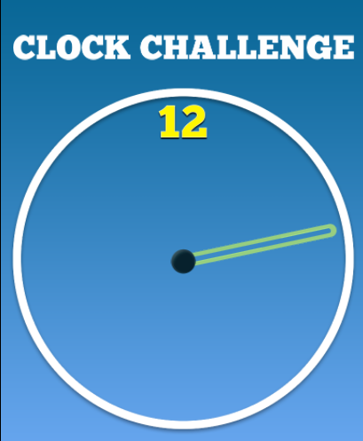 Гульня Clock Challenge  онлайн