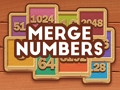 Гульня Драўлянае выданне Merge Numbers  онлайн