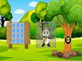 Гульня Выратуйце Panda Explorer  онлайн