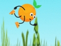 Гульня Спадар. Orange Flappy Jump  онлайн