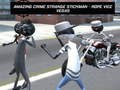 Гульня Дзіўны Crime Strange Stickman Rope Vice Vegas  онлайн