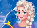 Гульня Elsa Frozen Стыльныя ружы  онлайн