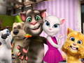 Гульня Пазл GF Talking Tom  онлайн