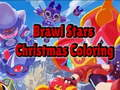 Гульня Калядная размалёўка Brawl Stars  онлайн
