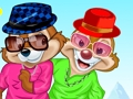 Гульня Chip N Dale Wressup онлайн