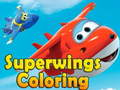 Гульня Размалёўка Superwings  онлайн