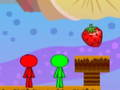 Гульня Stickman Bros ў Fruit Island 2  онлайн