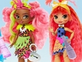 Гульня Калекцыя пазлаў Cave Club Dolls  онлайн