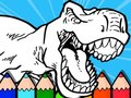 Гульня Размалёўка дыназаўры для дзяцей  онлайн