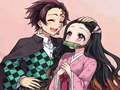 Гульня Пазл Nezuko  онлайн