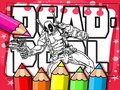 Гульня Кніжка-размалёўка Дэдпул  онлайн
