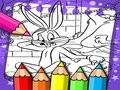 Гульня Кніжка-размалёўка Багз Бані  онлайн