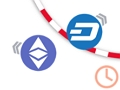Гульня Bitcoin супраць Ethereum Dash Iota  онлайн