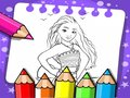 Гульня Кніжка-размалёўка Моана  онлайн