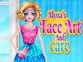 Гульня Alyssa`s Face Art і догляд  онлайн