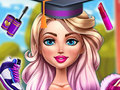 Гульня Макіяж Glam College  онлайн