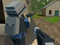 Гульня Pixel Village Battle 3D онлайн