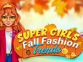 Гульня Восеньскія тэндэнцыі моды Super Girls  онлайн