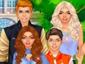 Гульня Суперзорка Сям'я Dress Up  онлайн