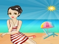 Гульня Пляжная дзяўчына Dressup  онлайн