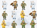 Гульня Shooting Hunters Матч 3  онлайн