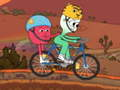 Гульня Дзень BMX з яблыкам і цыбуляй  онлайн