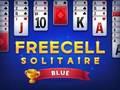 Гульня Freecell Solitaire Blue онлайн