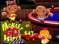 Гульня Monkey Go Happy, 547 ўзровень  онлайн