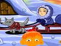 Гульня Monkey Go Happy, 104 ўзровень  онлайн