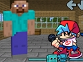 Гульня Friday Night Funkin супраць Стыва з Minecraft  онлайн