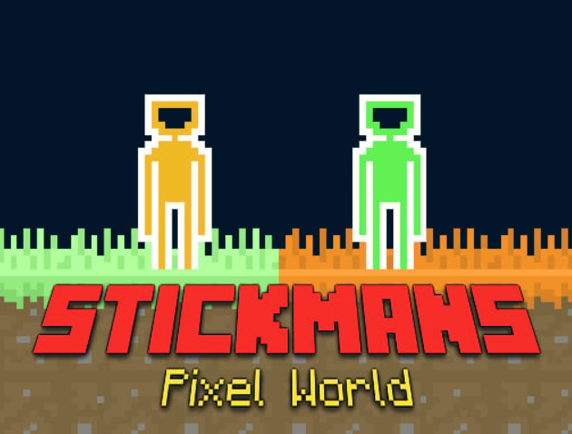 Гульня Свет пікселяў Stickmans  онлайн